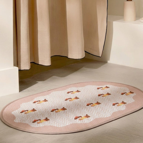 Dashie Party Oval Rug