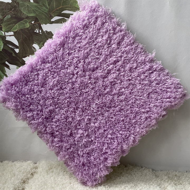 Fluffy Puzzle Tile Set - Lavender Cloud