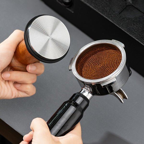 The Daily Grind Wood Handle Espresso Tamper