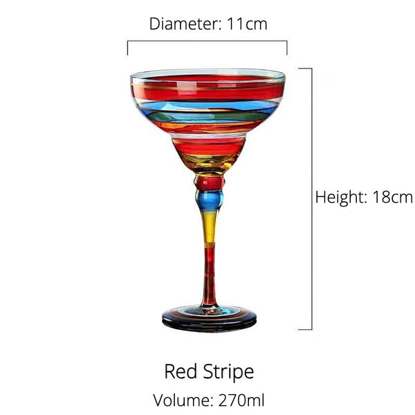 Milan Spark Cocktail Glass Set