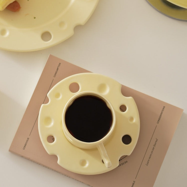 Swiss Cheese Teacup Set