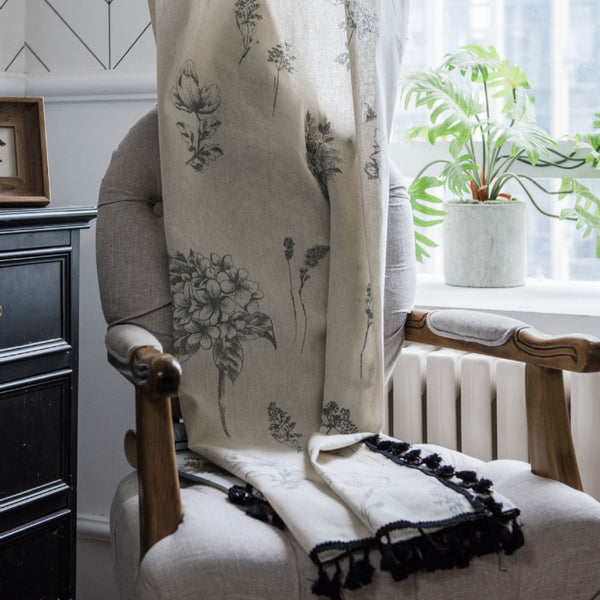 Grey Garden Curtain