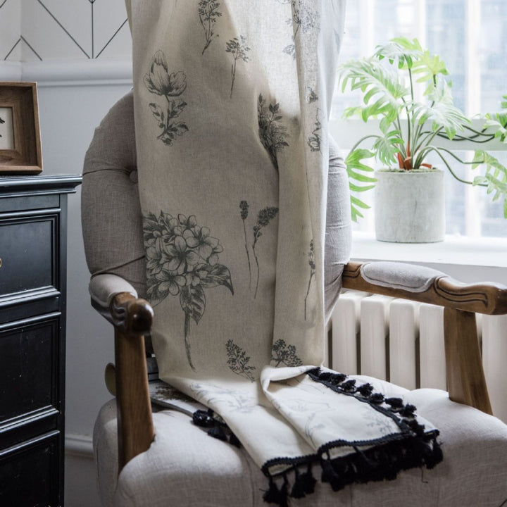 Grey Garden Curtain