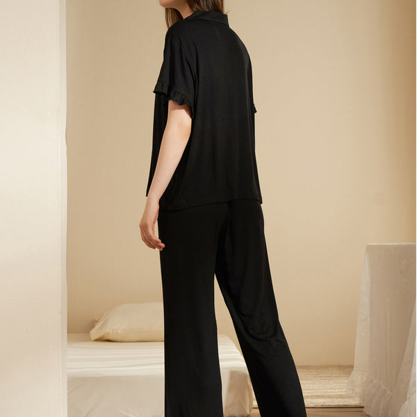 Black Swan Frilled Loungewear