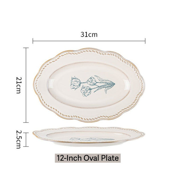 Heritage Tulip Plates