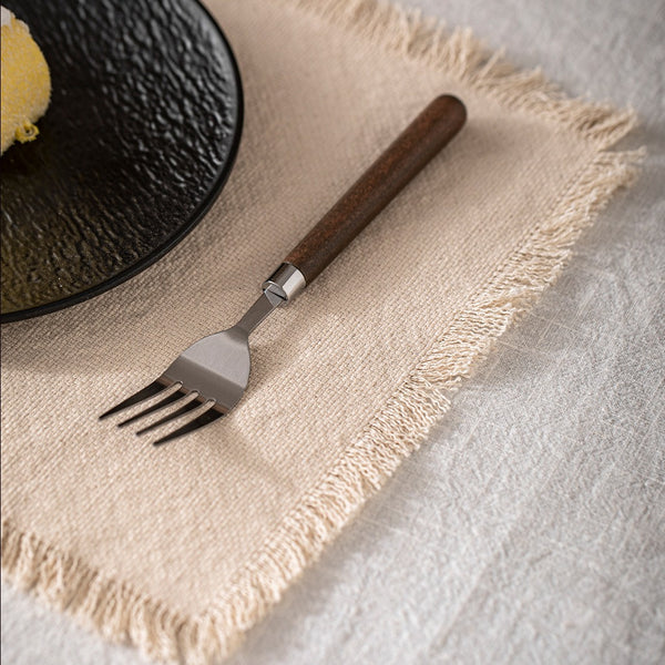 Everyday Tassel Canvas Placemat Set