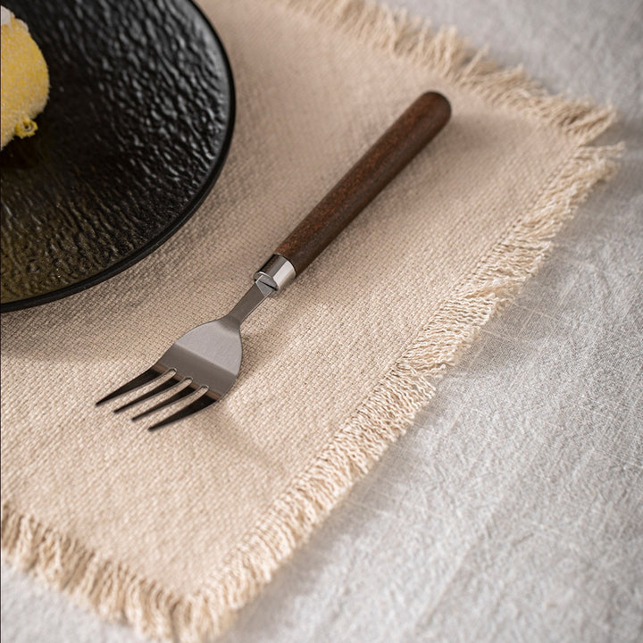 Everyday Tassel Canvas Placemat Set