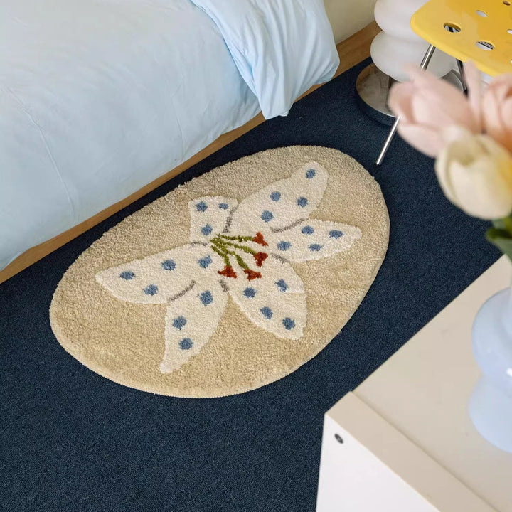 Fluffy Lily Garden Mat