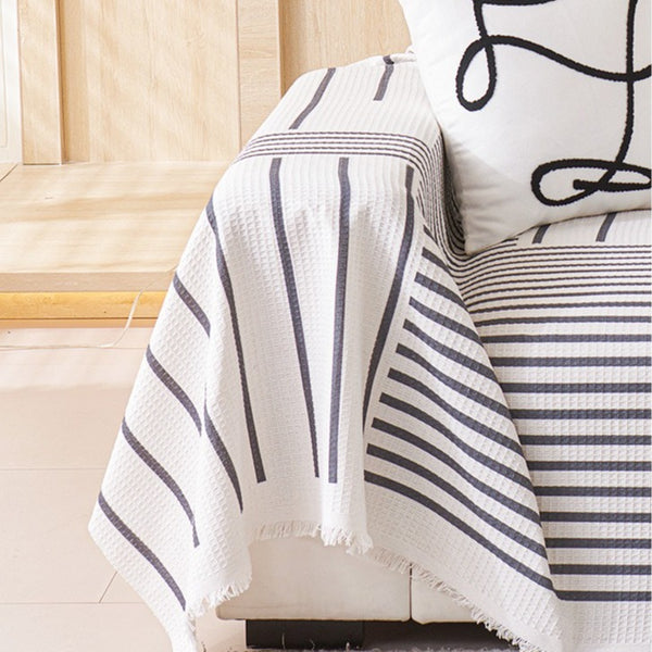 Patchwork Stripe Party Sofa Cover