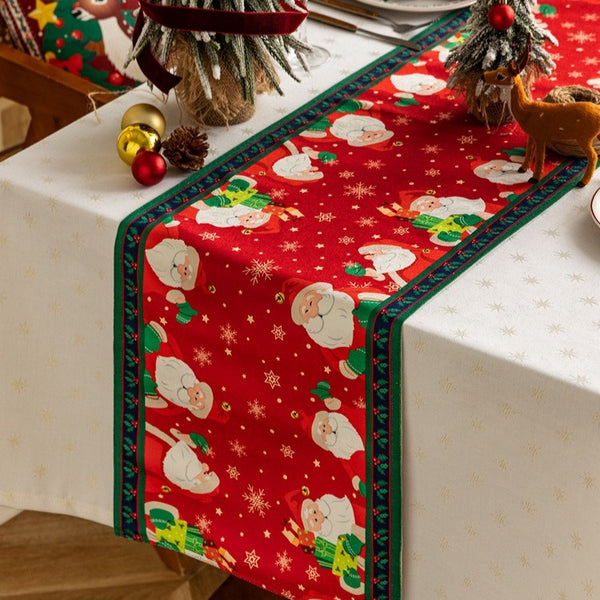 Happy Santa Table Runner