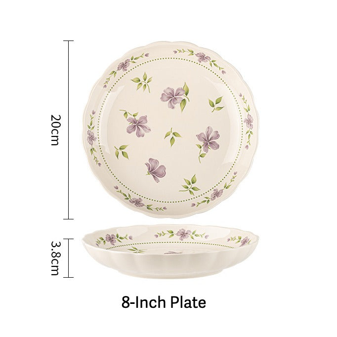 Violet Dusk Ceramic Dining Set