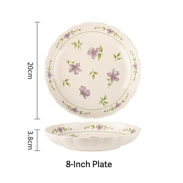 Violet Dusk Ceramic Dining Set