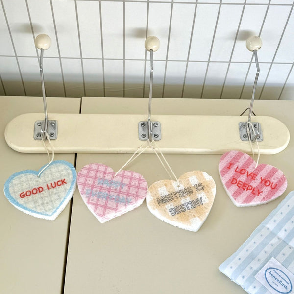 Love Heart Dish Sponge Set