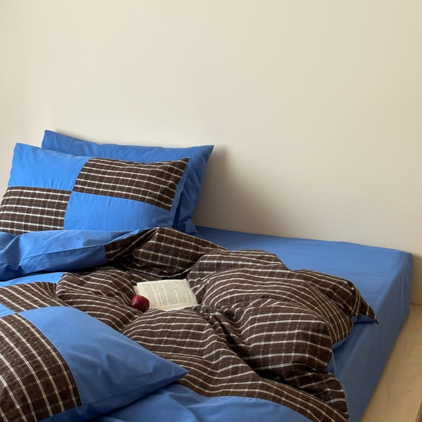 Tartan Patchwork Bedding Set