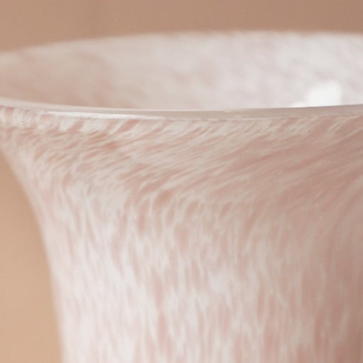 Pink Romantic Glass Vase