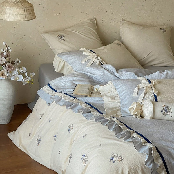 Bluebell Bow Bedding Set