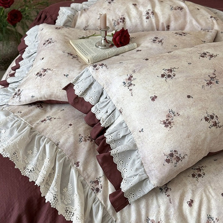French Cottage Ruffle Bedding Set