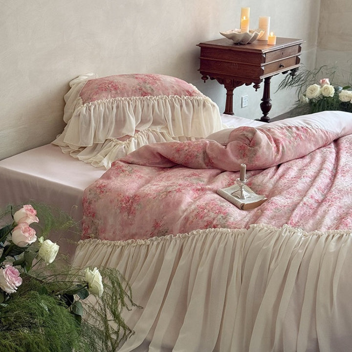 Rose Ruffled Vibe Bedding Set