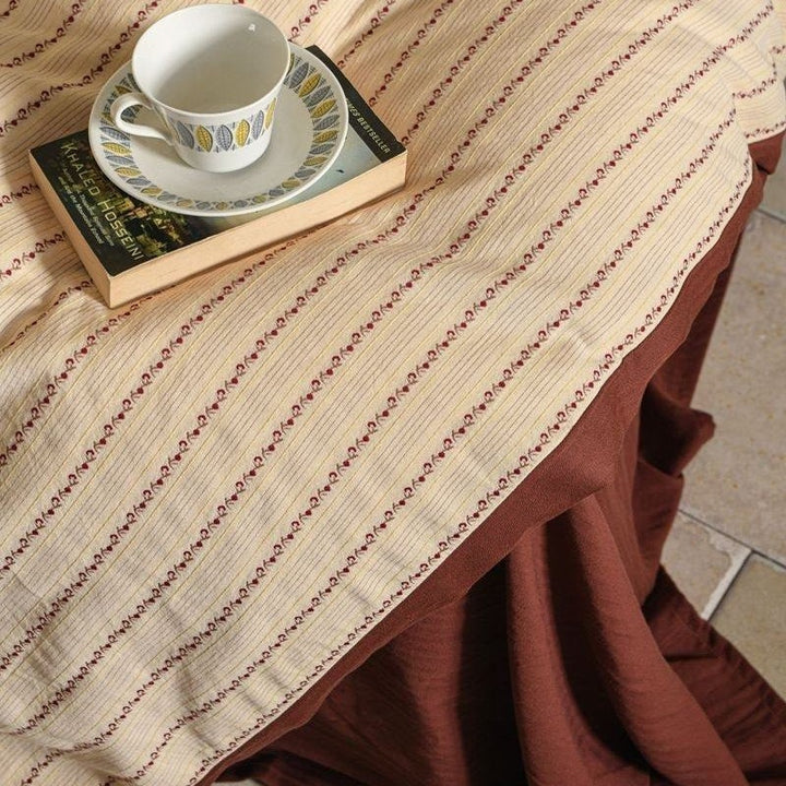 Cosy Farmhouse Stripe Bedding Set