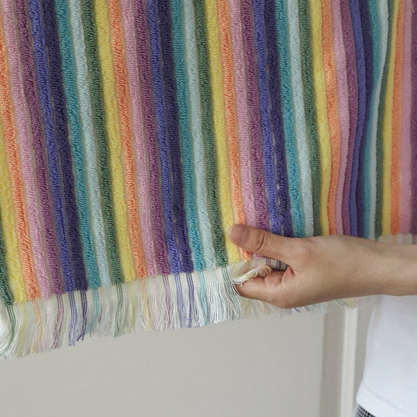 Rain & Rainbow Tassel Towel Collection
