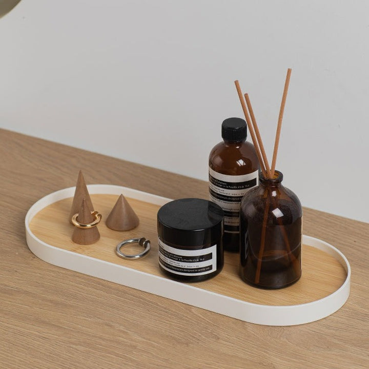 Bamboo Oval Tray Set