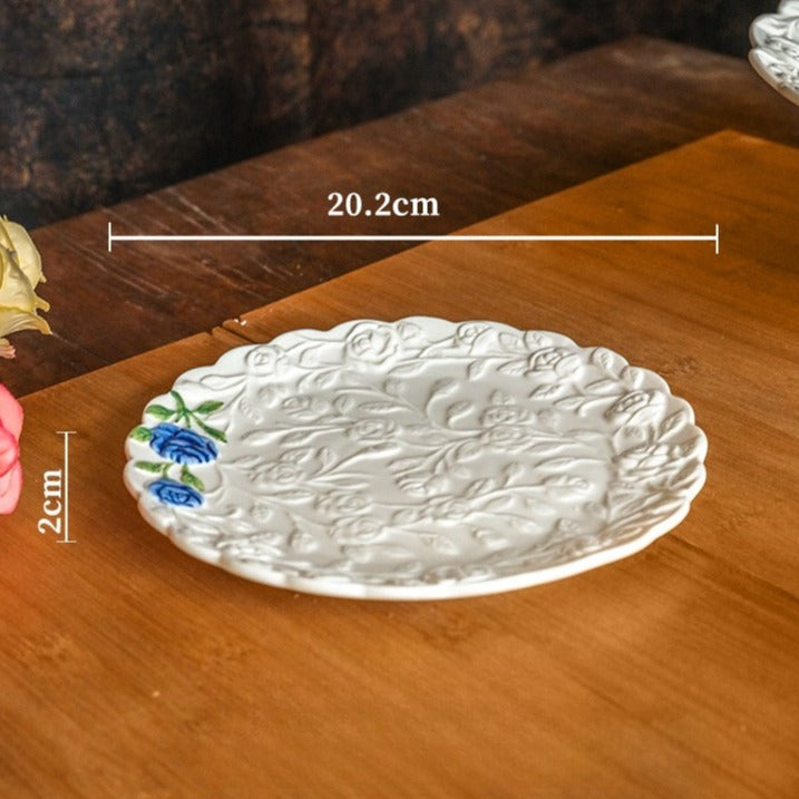 Floral Dream Rose Plate