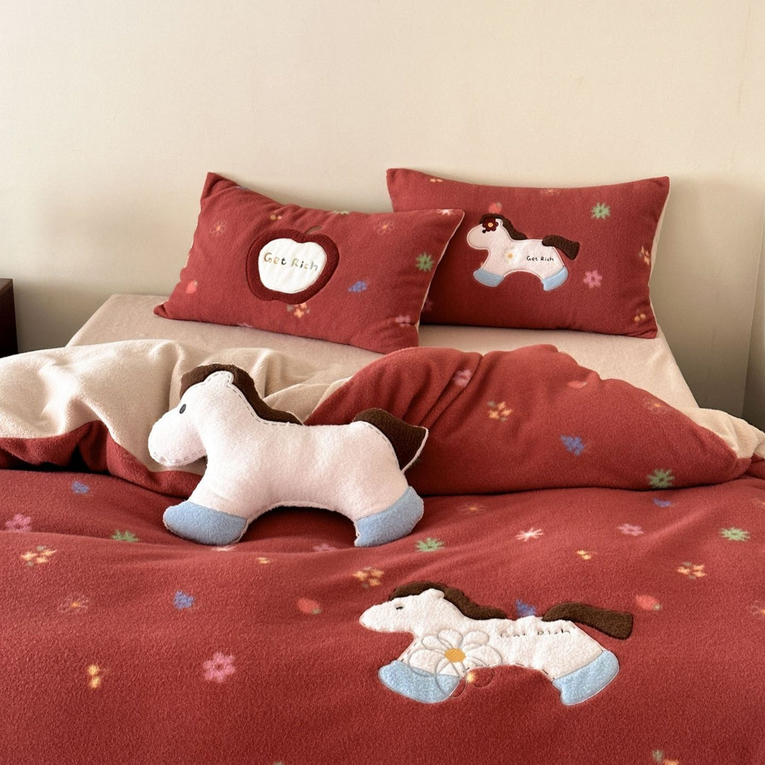 Lovely Pony Bedding Set