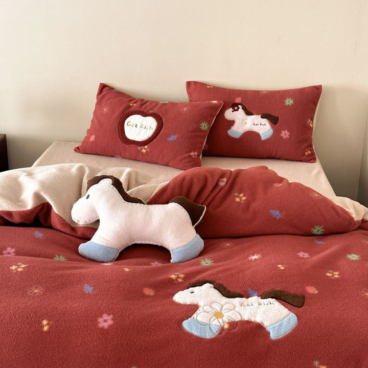 Lovely Pony Bedding Set