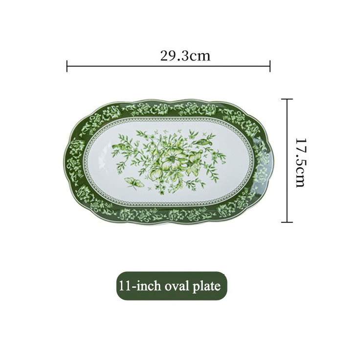 Green Garden Dinnerware