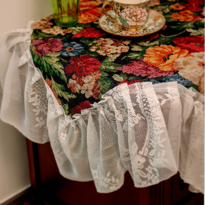 Retro Blossoming Table Cloth
