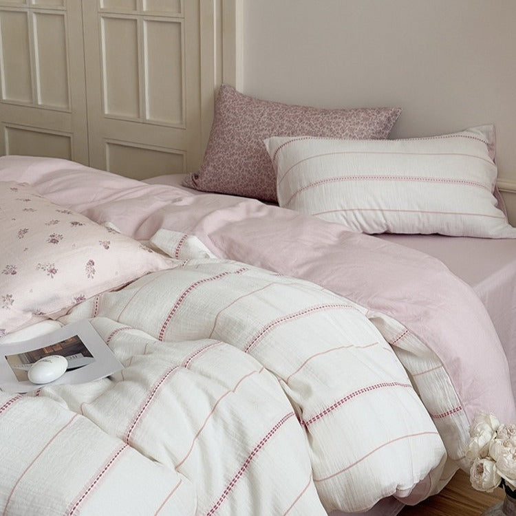 Beach Striped Bedding Set