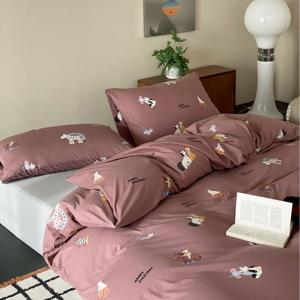 Happy Zoo Crew Bedding Set