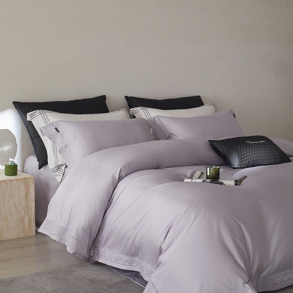 Silky Sateen Foliage Bedding Set