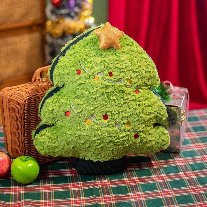 Reindeer & Pine Cushion