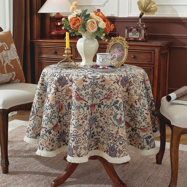 Royal Skies Round Tablecloth