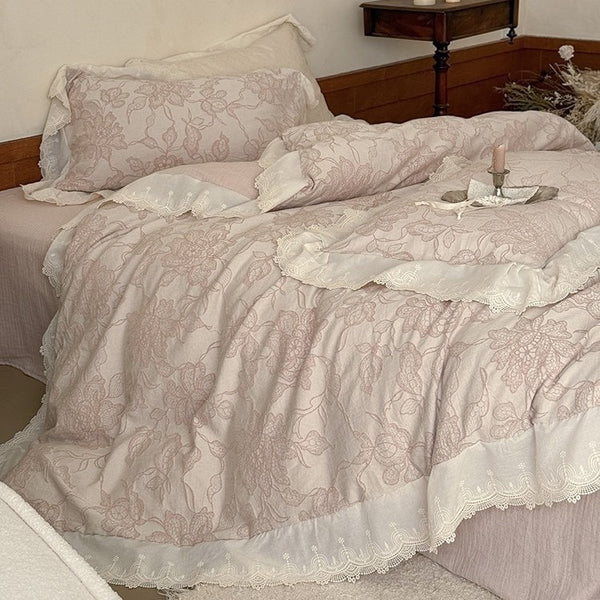 Countryside Textile Floral Bedding Set