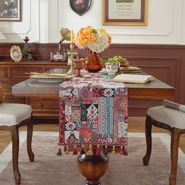 Boho Patchwork Table Runner