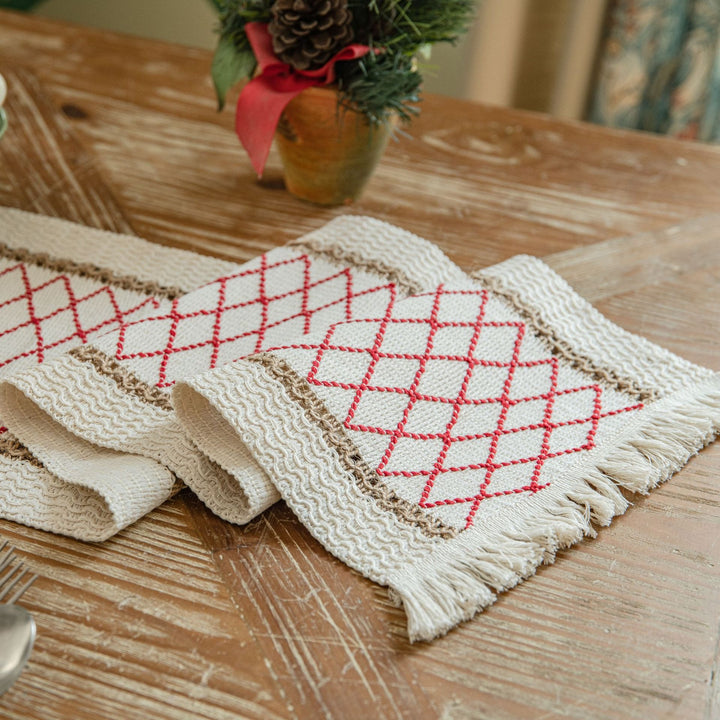Warm Countryside Fringe Runner