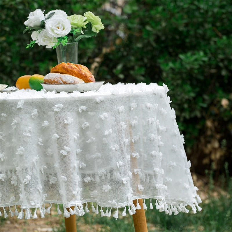 Fur Fur Round Table Cloth