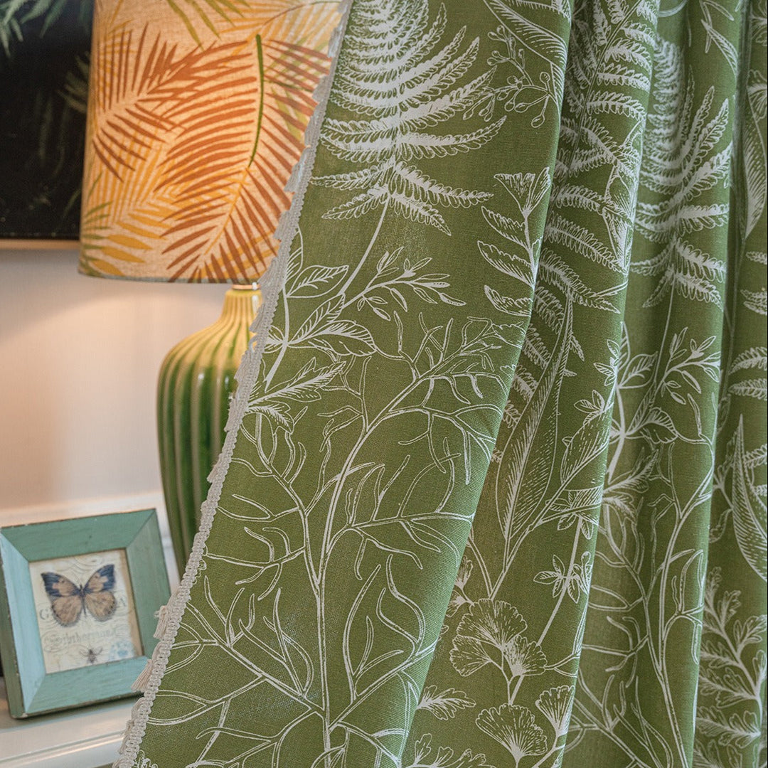 Leaves Magic Tassel Curtain