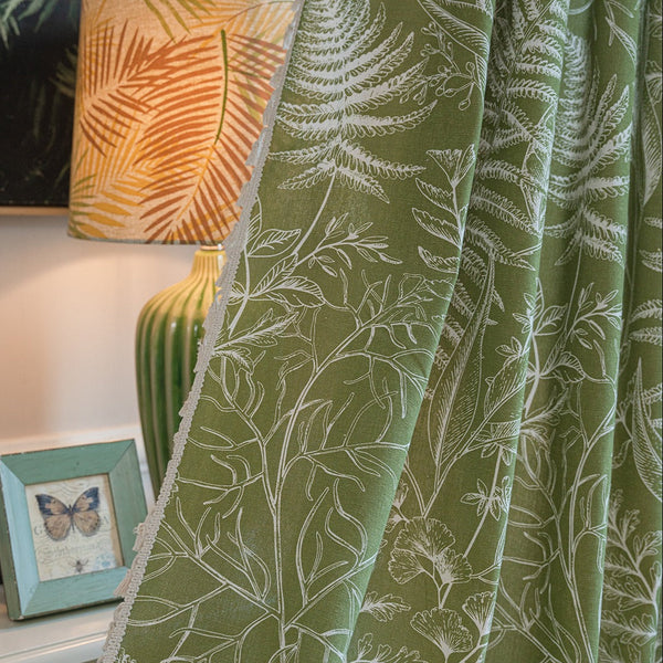 Leaves Magic Tassel Curtain