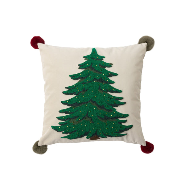 Xmas Tree Square Cushion