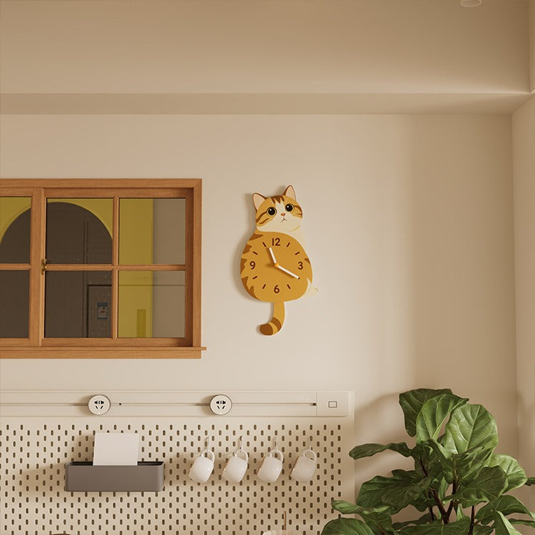 Wagging Tail Wall Clock