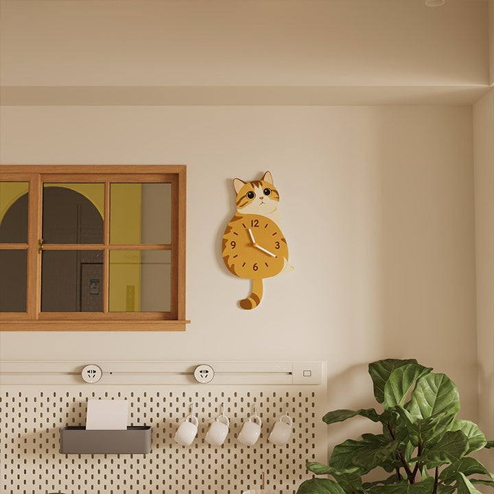 Wagging Tail Wall Clock