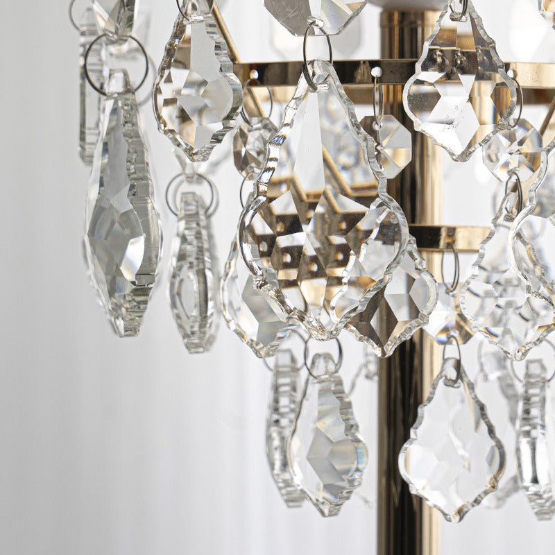 Crown Crystal Table Lamp