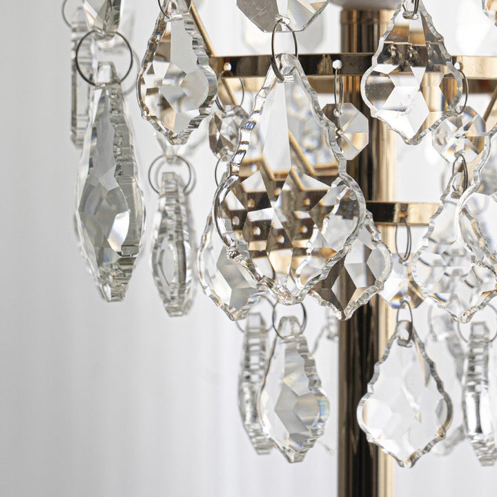 Crown Crystal Table Lamp