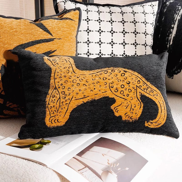 Vintage Leopard Cushion