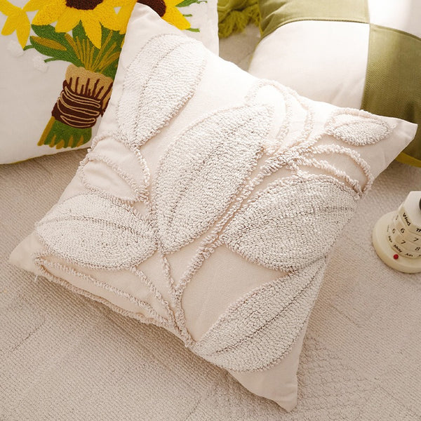 Bright Garden Embroidery Cushion