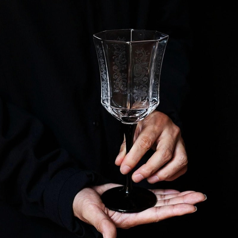 Lisbon Midnight Wine Glass Set