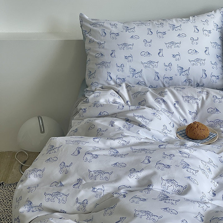 Lazy Kitty Bedding Set